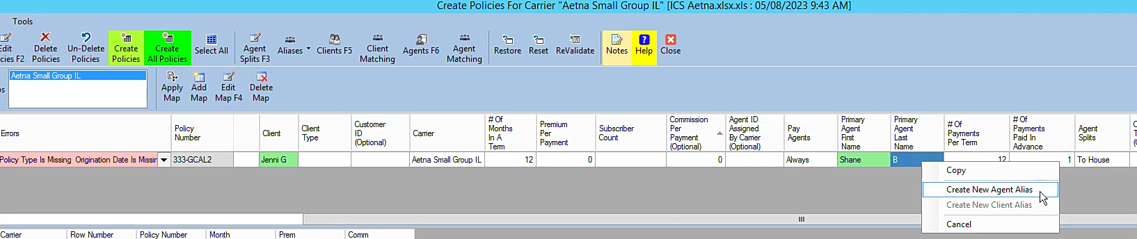 Agent Alias Quick Create