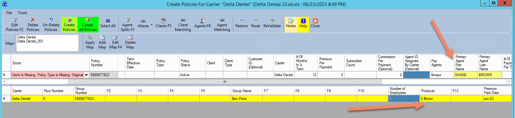 Successful Alias Mapping