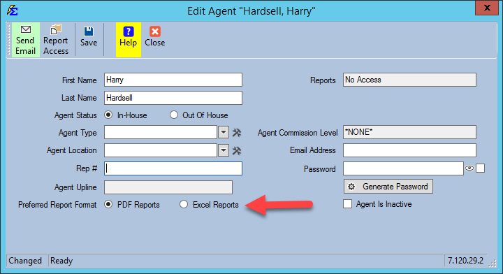 Preferred Report Format