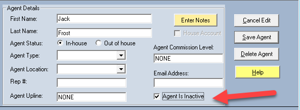 Agent Active Inactive Status