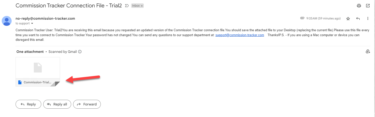 Saving the New RDP File