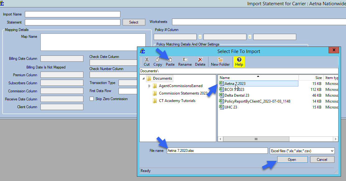 File Selection Dialog