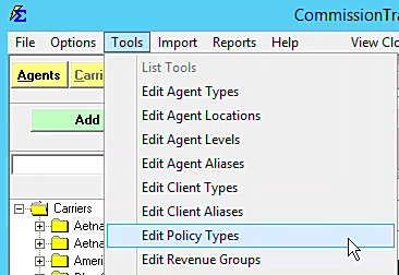 Accessing Policy Types via Tools
