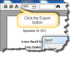 Legacy Export Button
