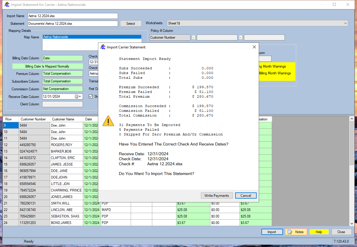 Post-Import Summary and Session Management