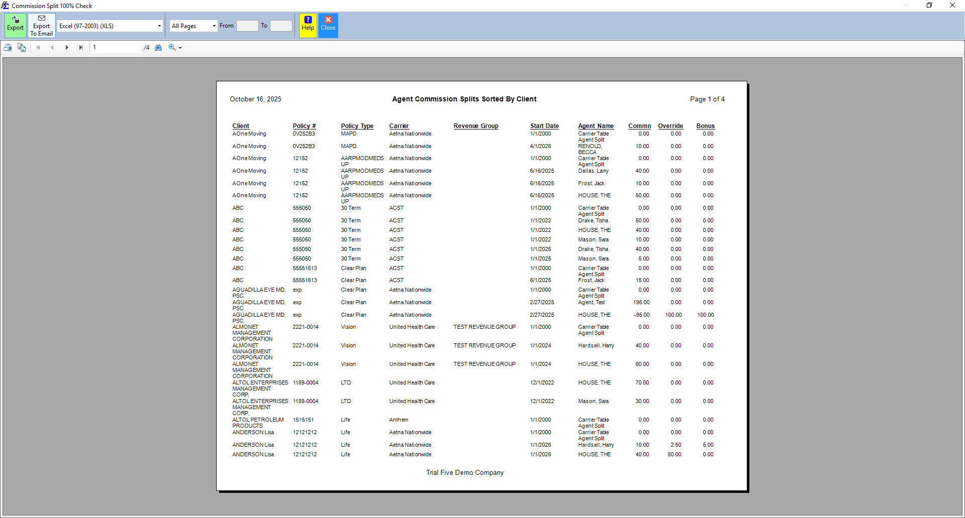 Column Format for Excel