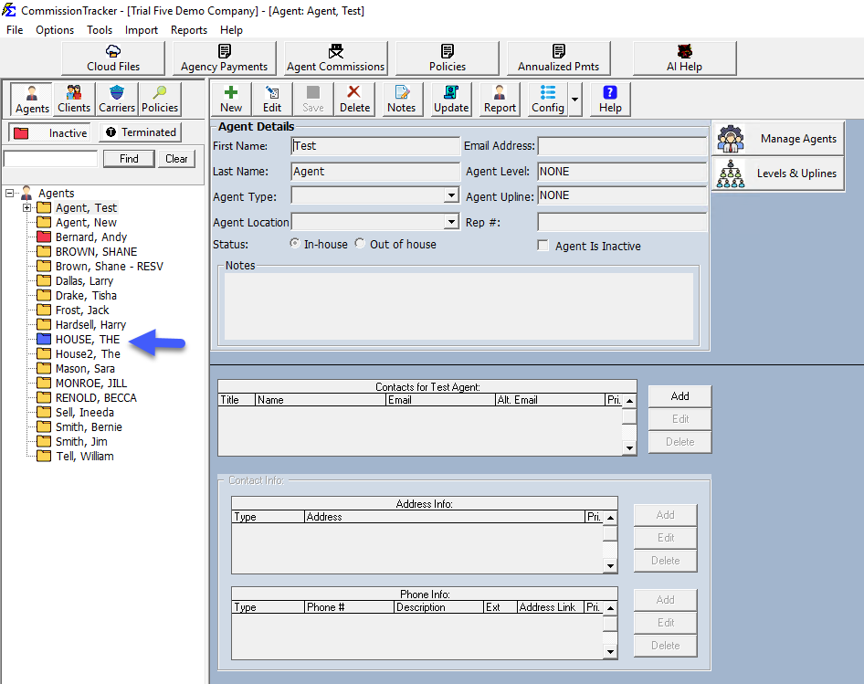 House Allocation Settings Confirmation