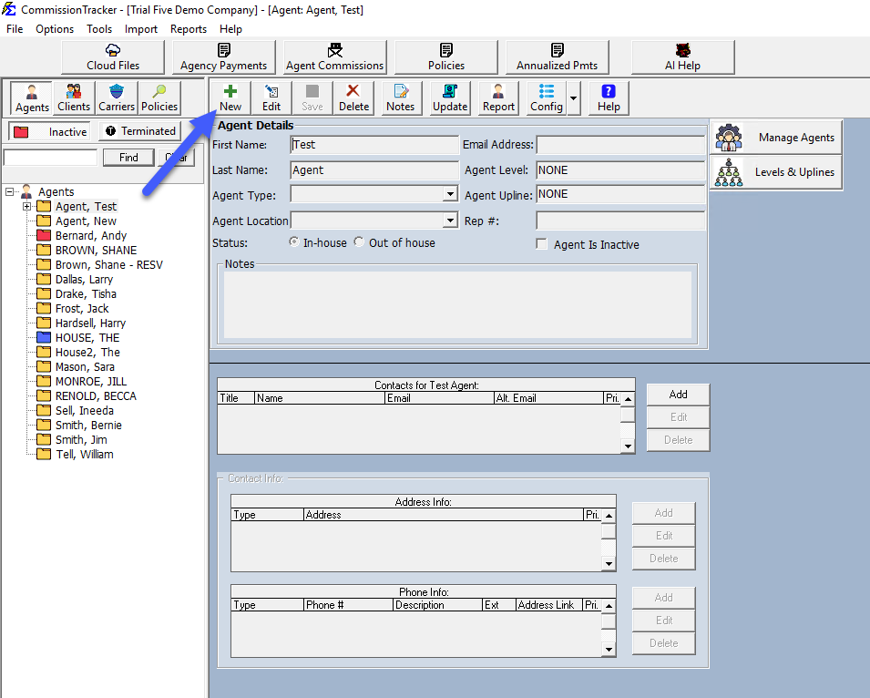 Create New Agent Workspace