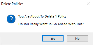 Commit Deletion Confirmation