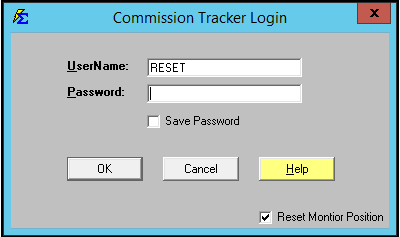 Reset User Name