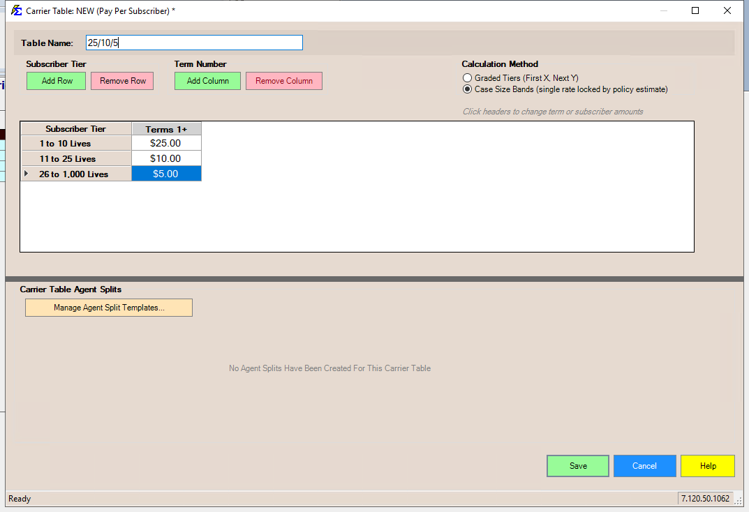 Policy Subscriber Field