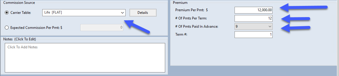 Policy Term Info