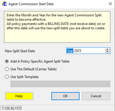 Setting Start Date