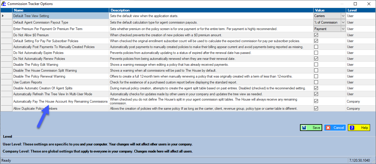 Automatic House Calculation Logic