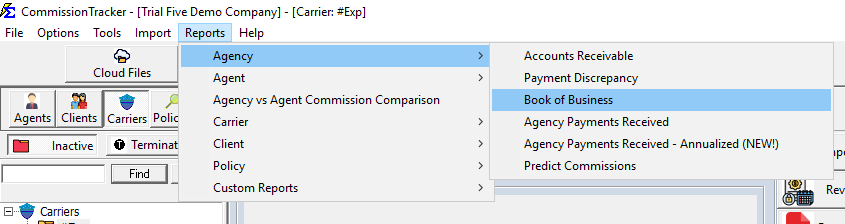 Book of Business Valuation Dashboard